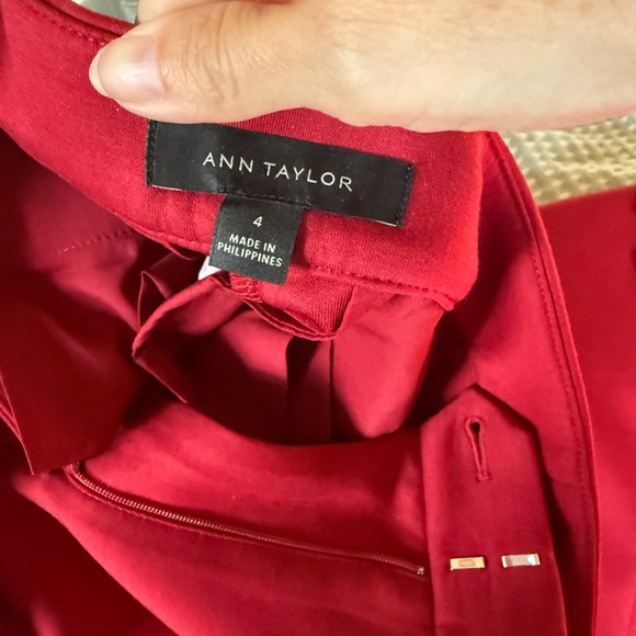 Ann Taylor Red Blazer and Pants Set - Picture 5 of 7